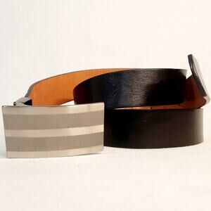 💎Bijoux Terner One Size Fits All Ratchet Belt Black Faux Leather